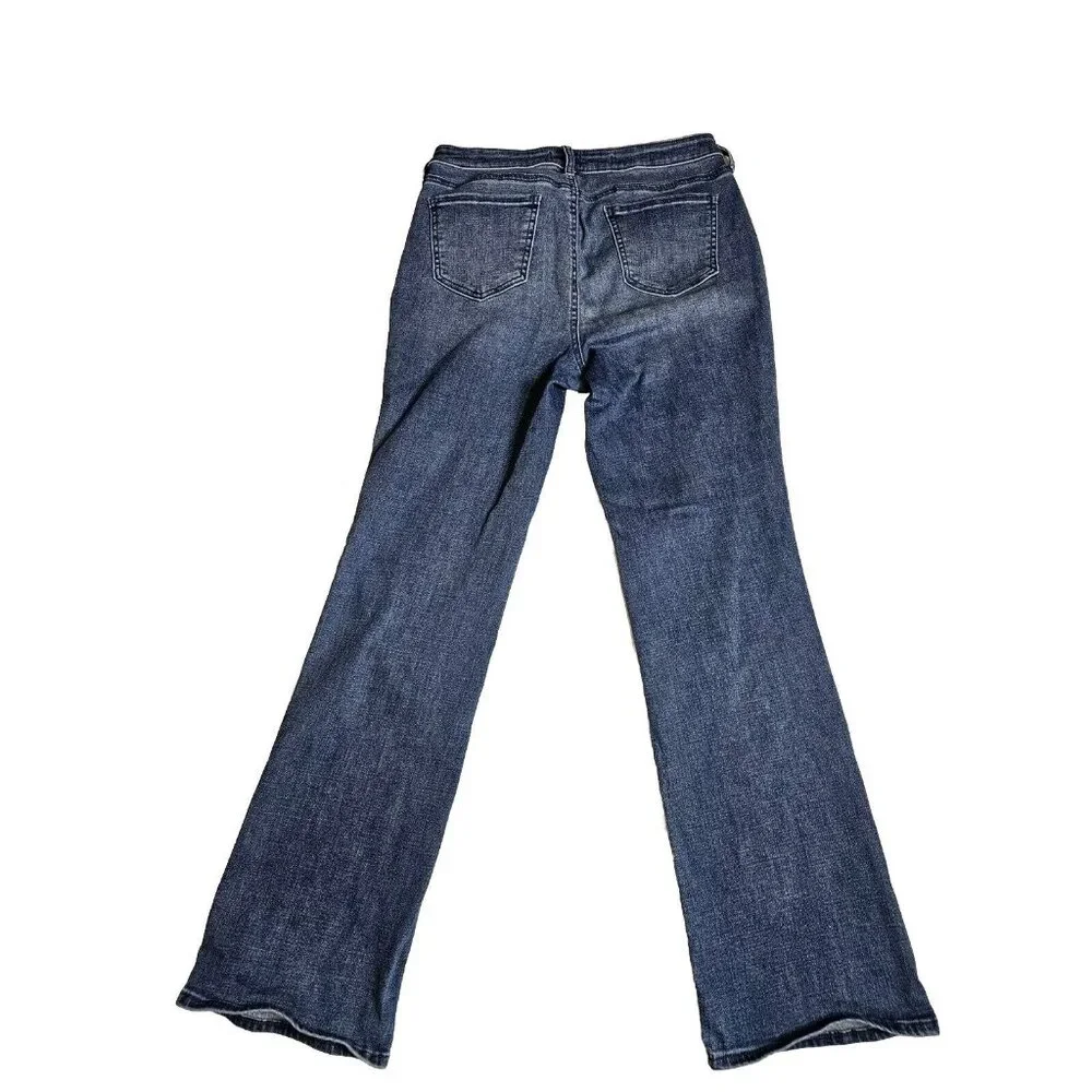 NYDJ Barbara Bootcut Lift & Tuck Denim Jeans 10JP Acid Washed - Picture 10 of 10